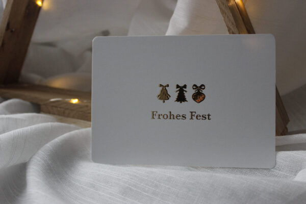 Titelbild Postkarte "Frohes Fest"